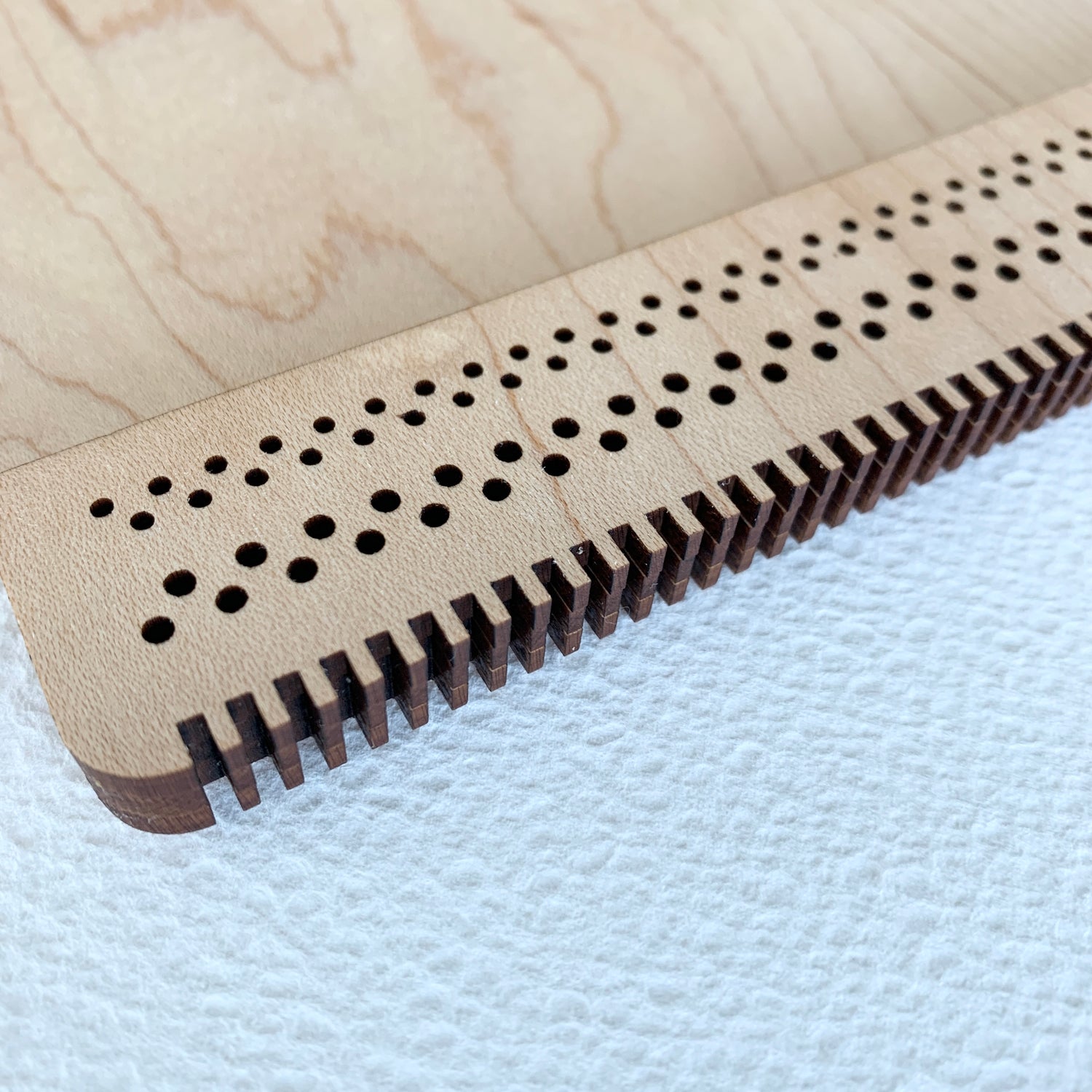 close up of slots and holes