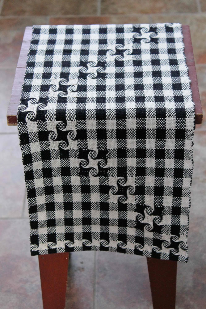 Traveling Handwoven Pinwheel Runner