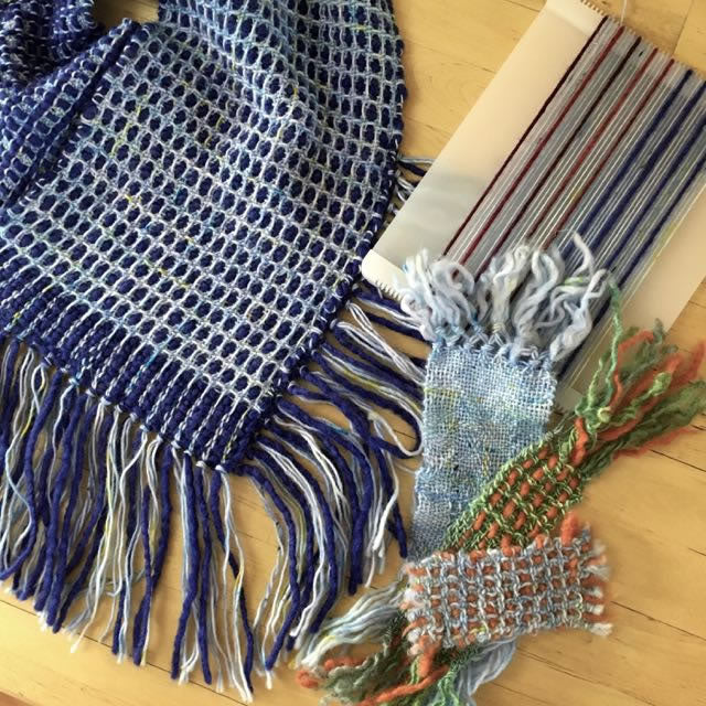 Sample swatches from A Weaver's Guide to Swatching by Liz Gipson