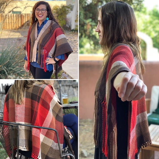 Doubleweave Colorwork Ruana With One Heddle Option: Winter 2021 Weave-Along