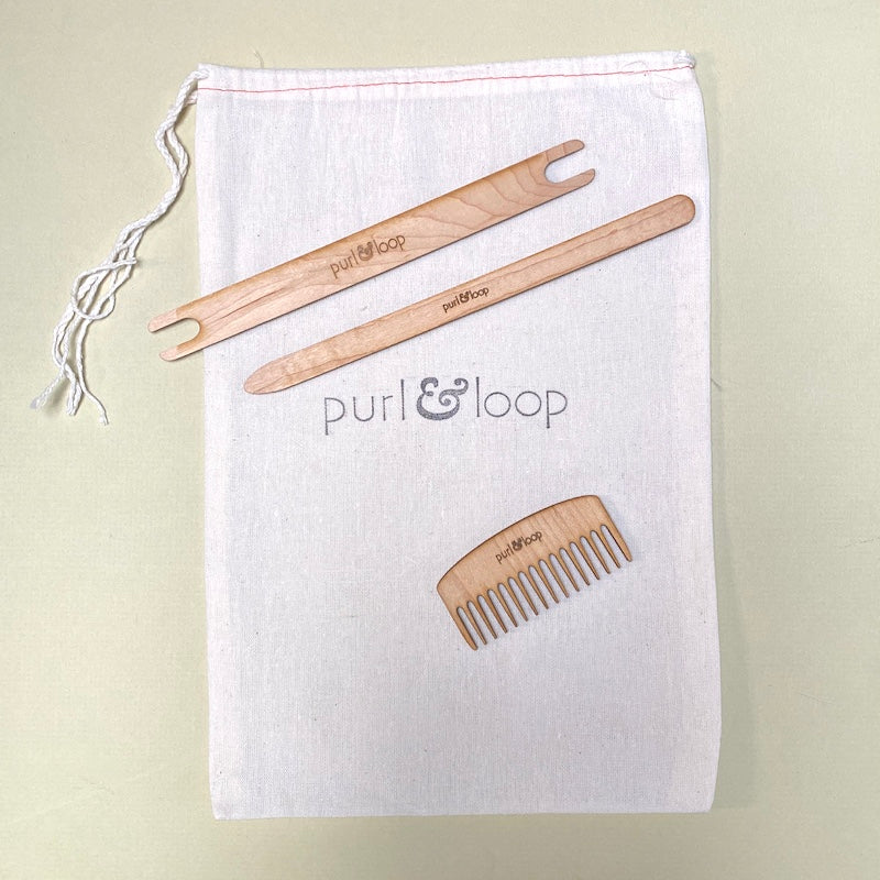 Purl and Loop Accessory Bundle in Maple