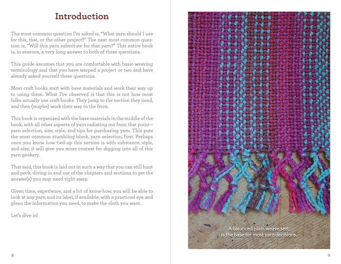 A Weaver’s Guide to Yarn by Liz Gipson